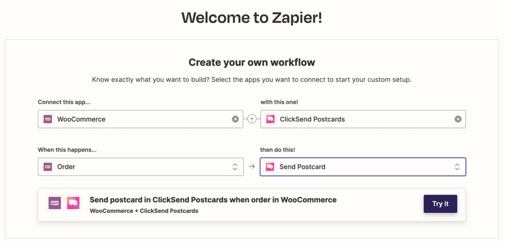 woocommerce and ClickSend example