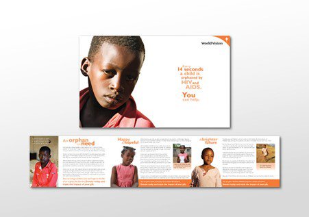 World Vision direct mail example