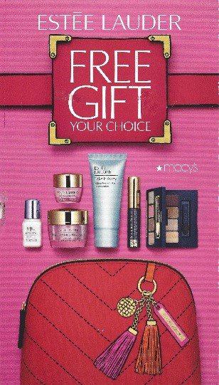 Estee Lauder Free Gift direct mail example