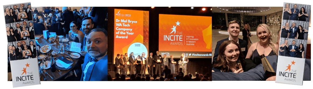 Photos of the ClickSend Team at the Incite Awards Ceremony